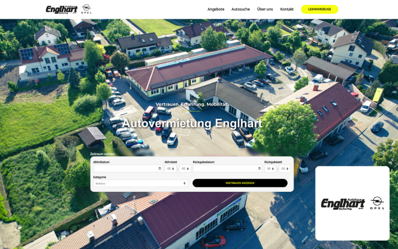 Webdesign Rosenheim Referenz Autohaus Englhart GmbH